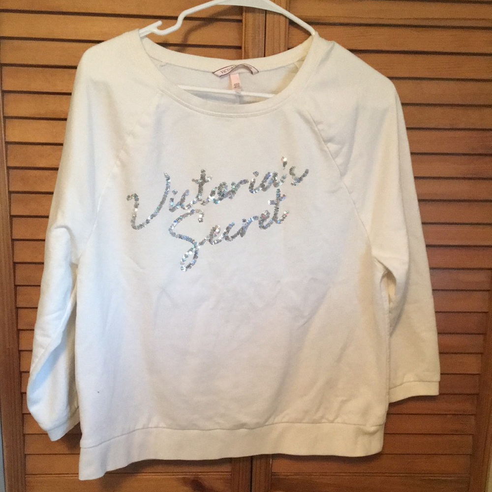 Size XS Victoria’s Secret ivory sweater shirt